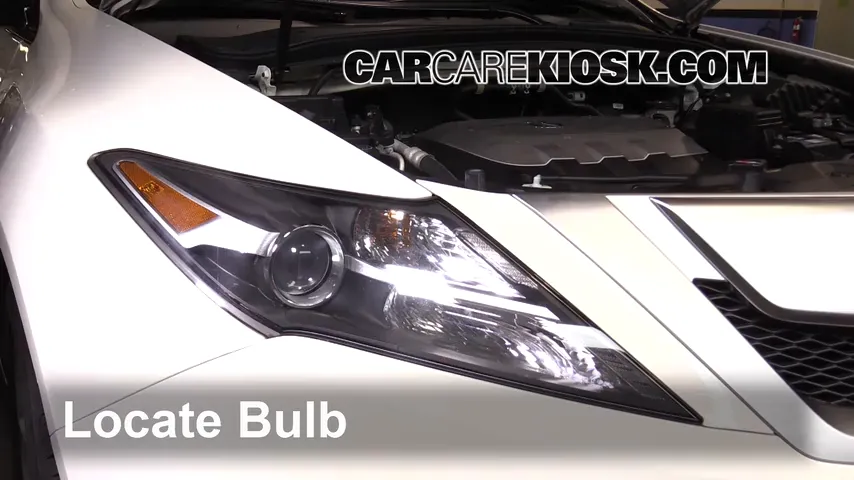 2010 Acura ZDX 3.7L V6 Éclairage Feux de croisement (remplacer l'ampoule)